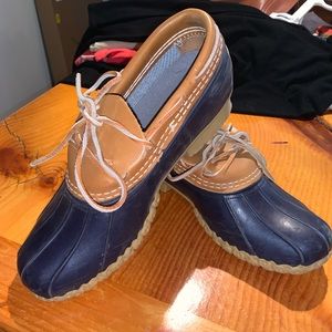 L.L. Bean ankle bean boots navy, size men’s 8/women’s 10